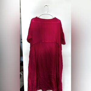 Runaway Bicycle Sample Clover Magenta Dress